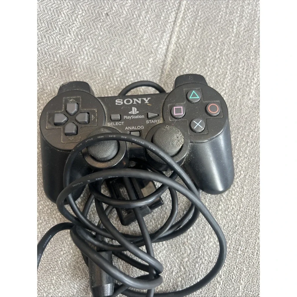 Official Sony PlayStation 2 PS2 DualShock 2 Controller! Works Great! Authentic!